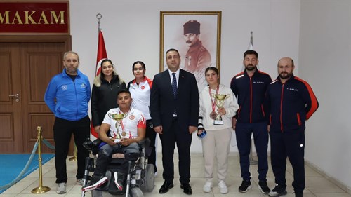 İlçe Gençlik Spor Müdürlüğünden Sayın YAĞAN'a Makam ziyaretleri 